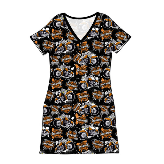 April Pre-Order Bamboo Adult Sleep Gown - Harley