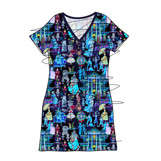 RTS Bamboo Adult Sleep Gown - Haunted