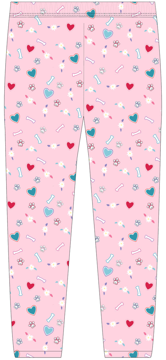 RTS Girl's Leggings - Heart Patrol
