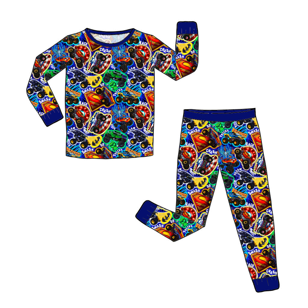 RTS Long Sleeve and Pants Pajama Set - Hero Trucks