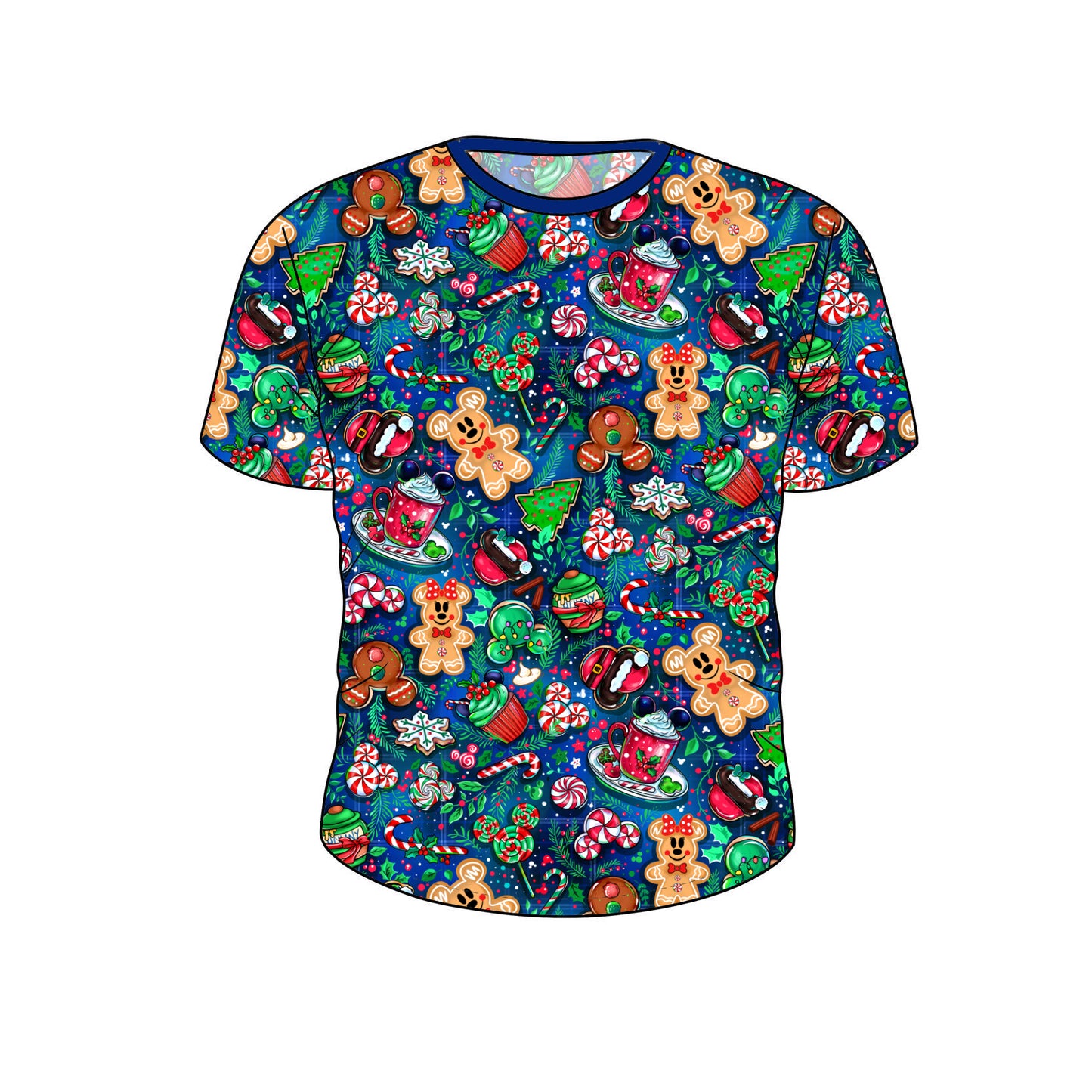 Nov Kid's Pre-Order Bamboo Short Sleeve Tee - Holiday Mouse Treats
