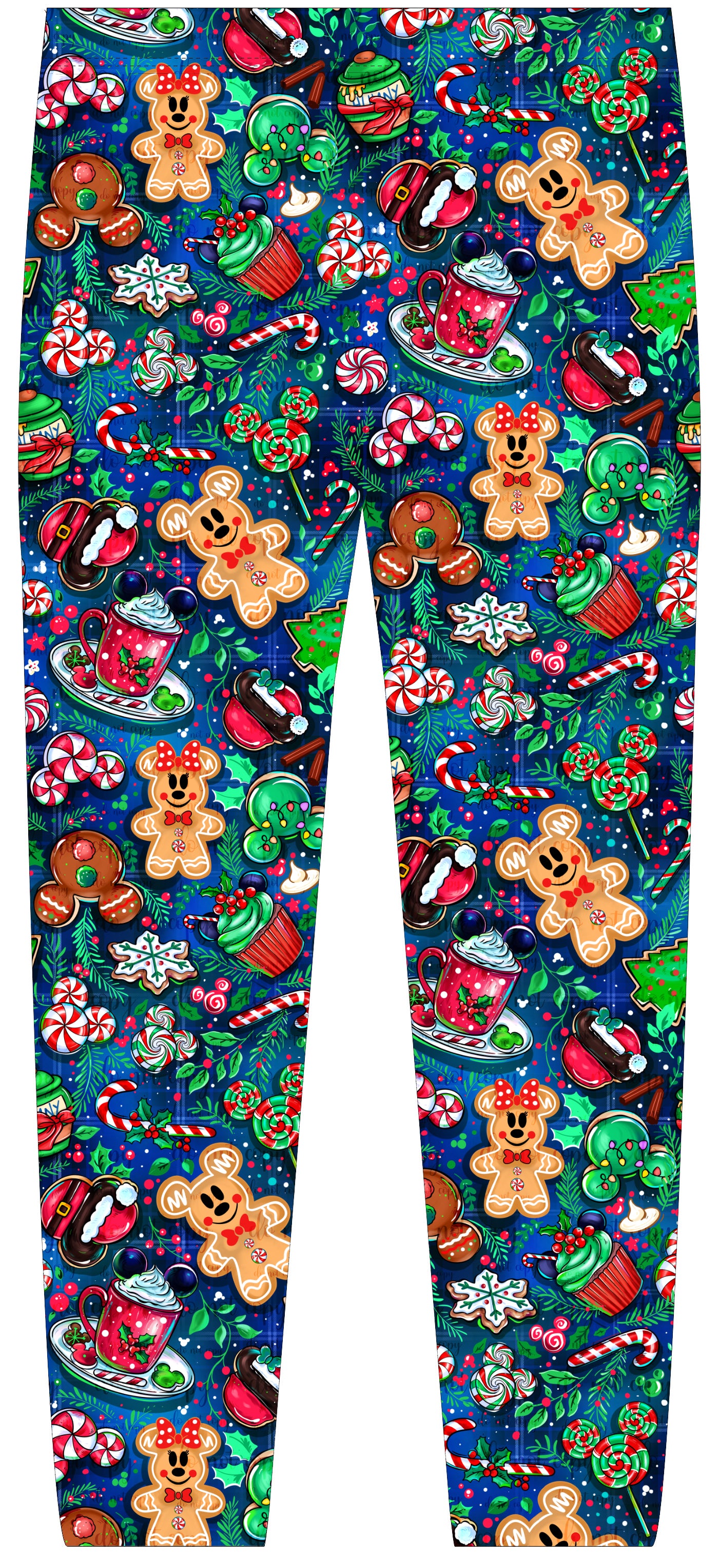 Nov Pre-order Girls Leggings - Holiday Mouse Treats