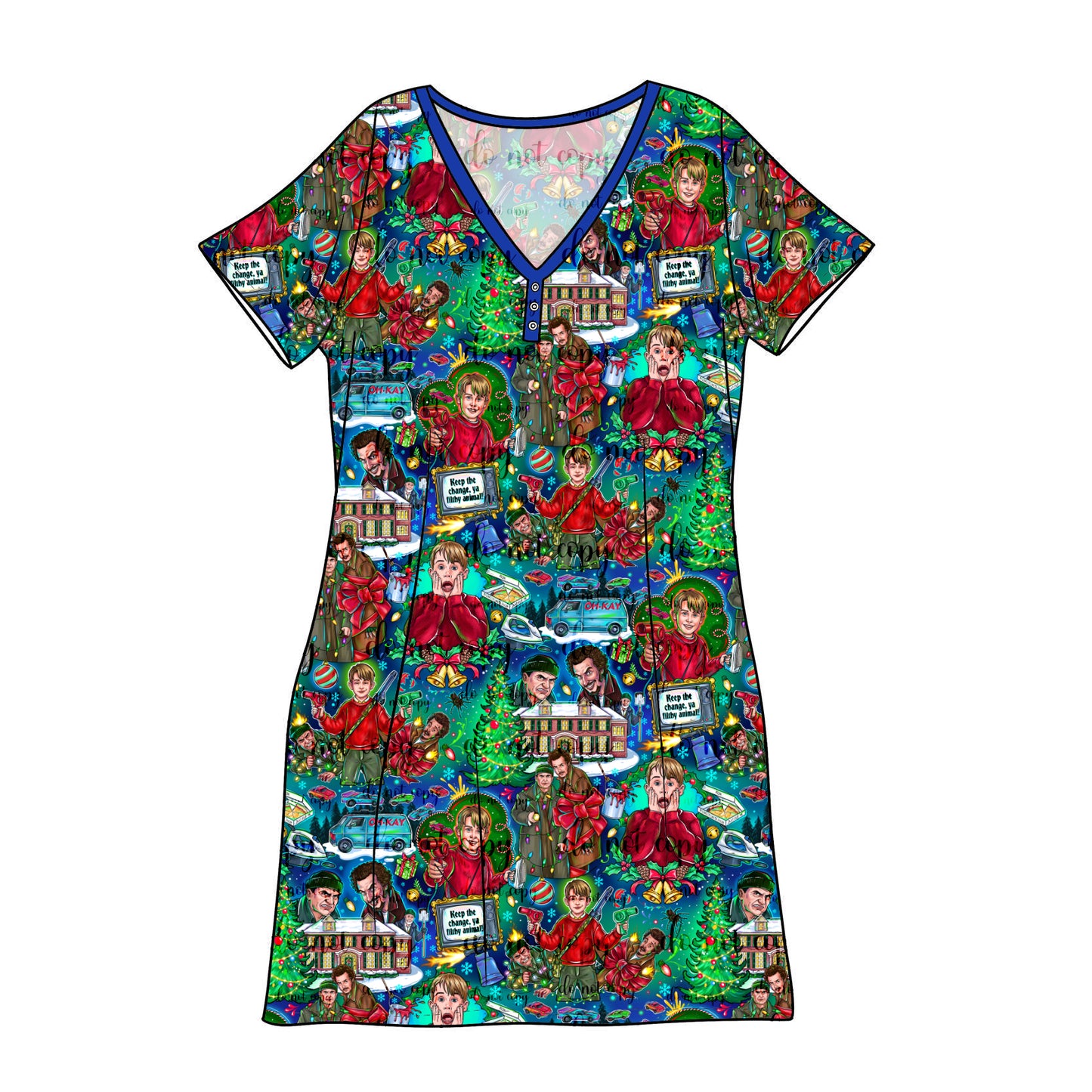 Nov Pre-Order Bamboo Adult Sleep Gown - Kevin