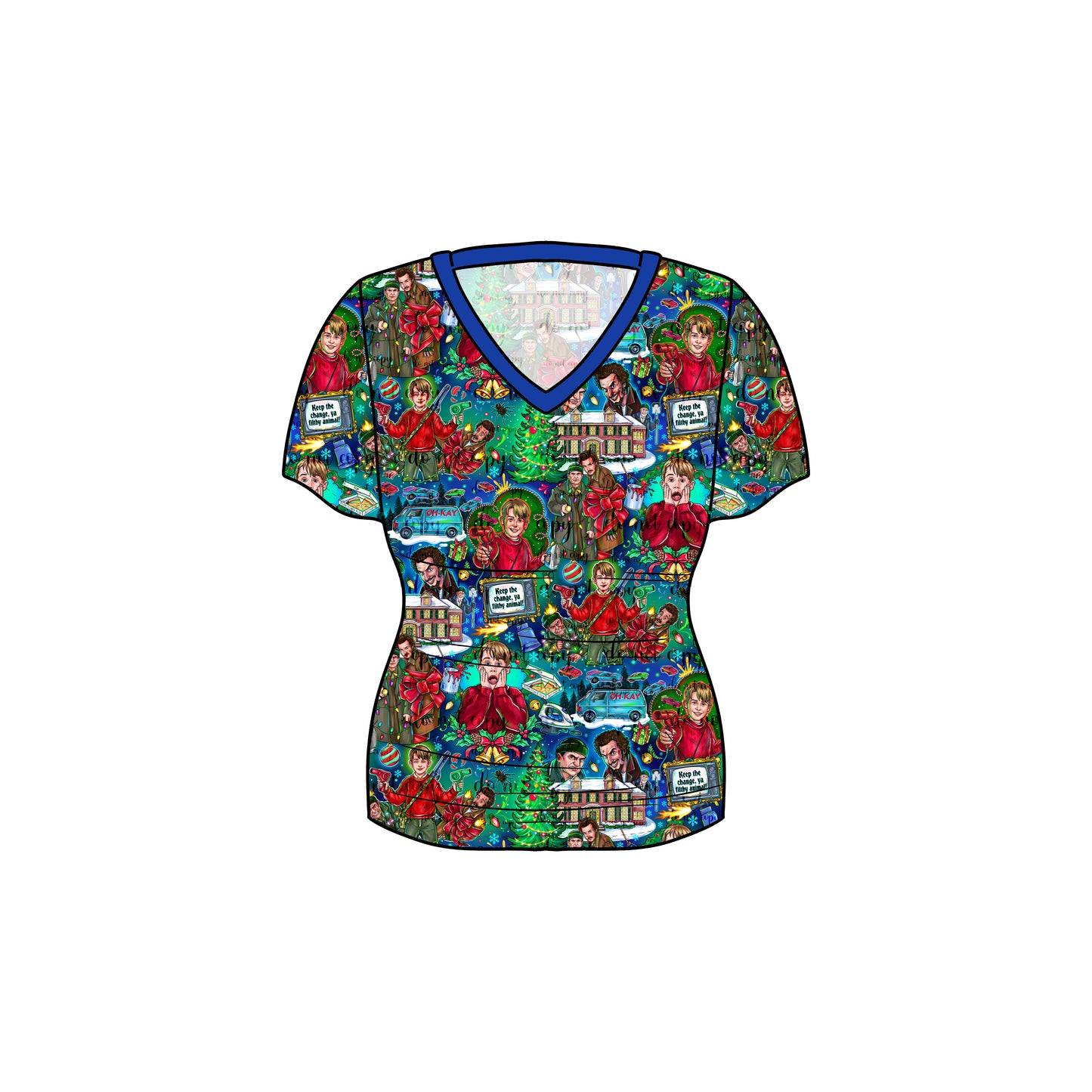 Nov Pre-Order Women's Oversized V-Neck Tee - Kevin