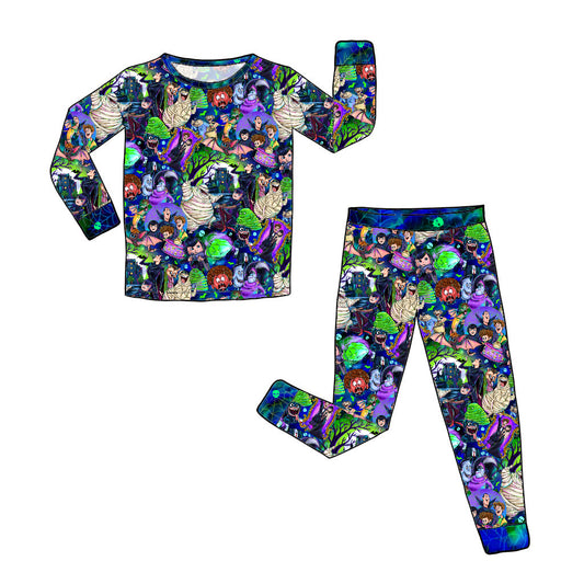 SEPT Pre-Order Bamboo Long Sleeve and Pants Pajama Set -  Blah Blah Blah