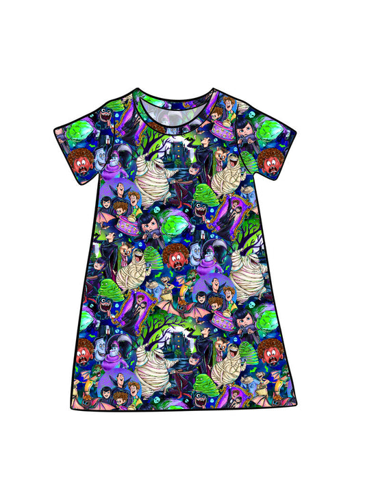 SEPT Pre-order Kid's Tee-Dress/Lounge Gown -  Blah Blah Blah
