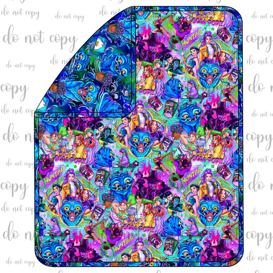 RTS Triple Layer Quilted Bamboo Blanket - Huntrix