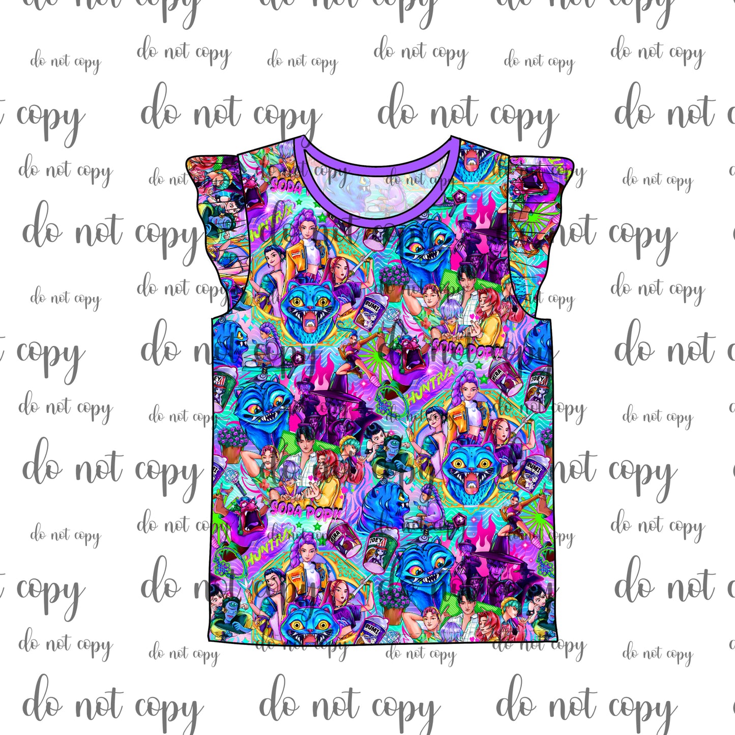 RTS Flutter Sleeve Tee - Huntrix