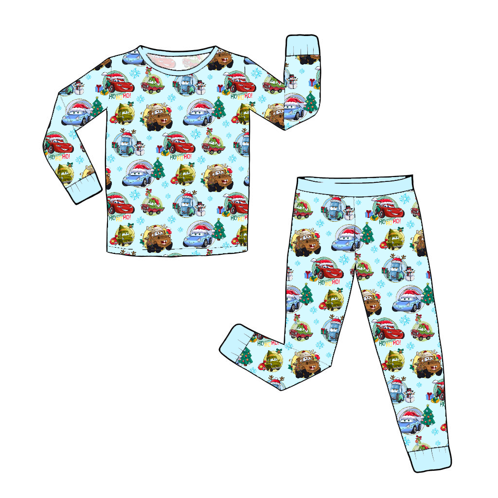 Nov Pre-order Bamboo Long Sleeve and Pants Pajamas - Merry Mater 2026