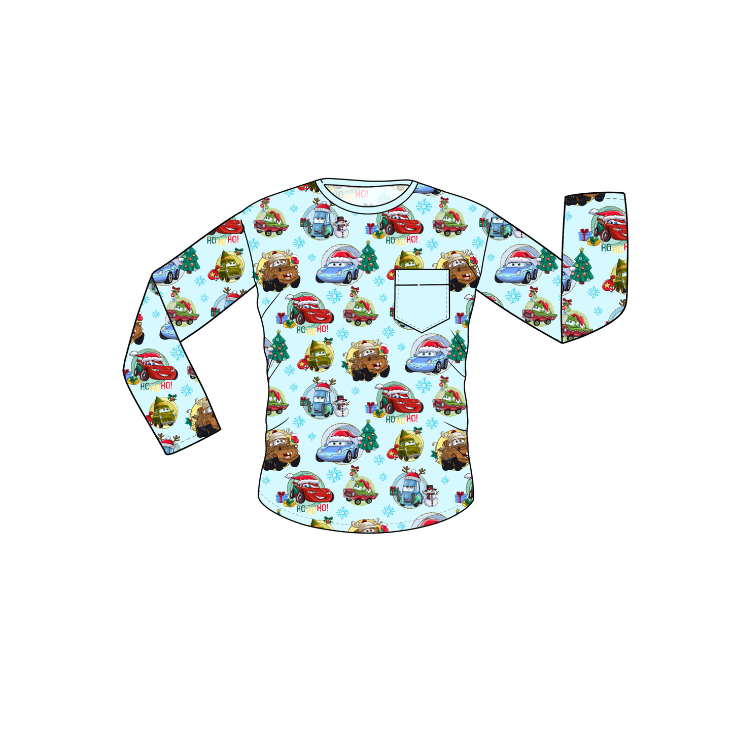 Nov Pre-Order Bamboo Long Sleeve Pocket Tee - Merry Mater 2026