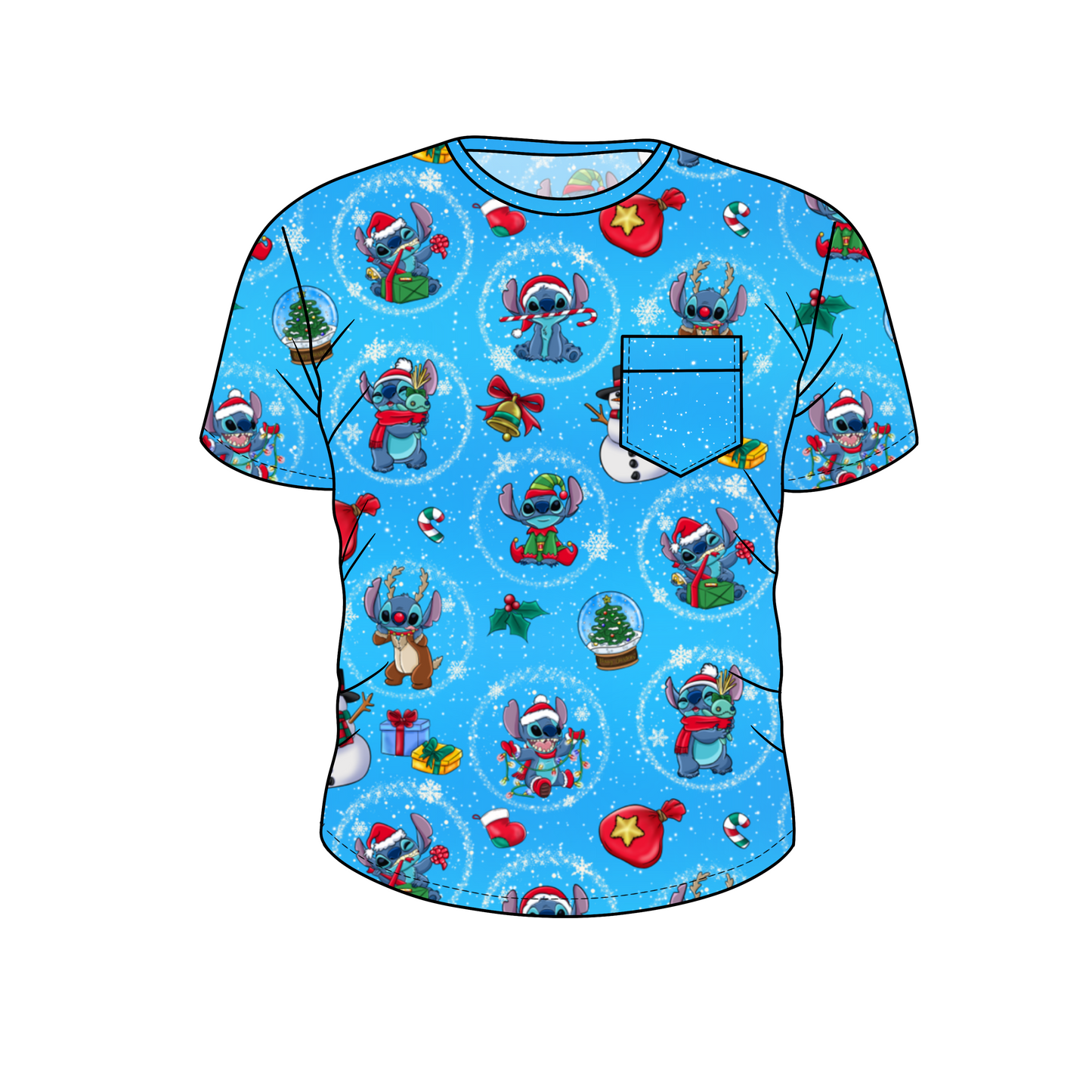 Pre-Order Bamboo Short Sleeve Pocket Tee - Stitchmas 2026