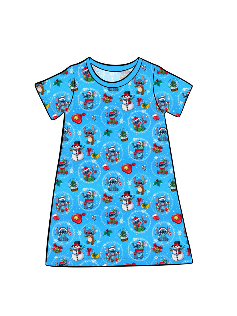 Nov Pre-order Kid's Lounge Gown - Stitchmas 2026