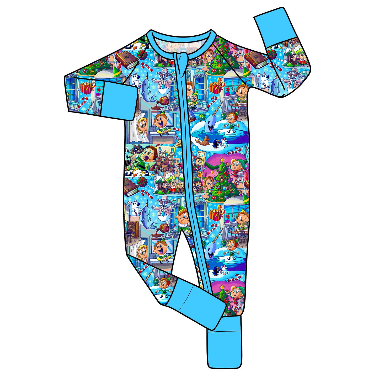 RTS Bamboo Convertible Zip Romper - I Know Him