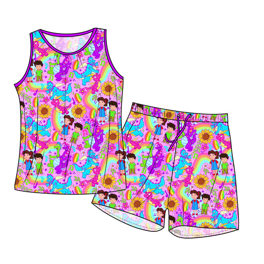 FEB Pre-Order Tank and Shorts Pajama Set - With All My Heart