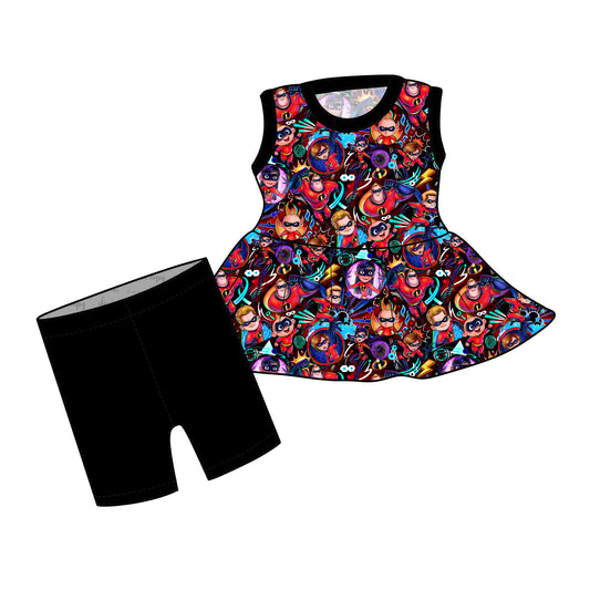 July Pre-Order Sleeveless Peplum and Shorts - So Incredible!