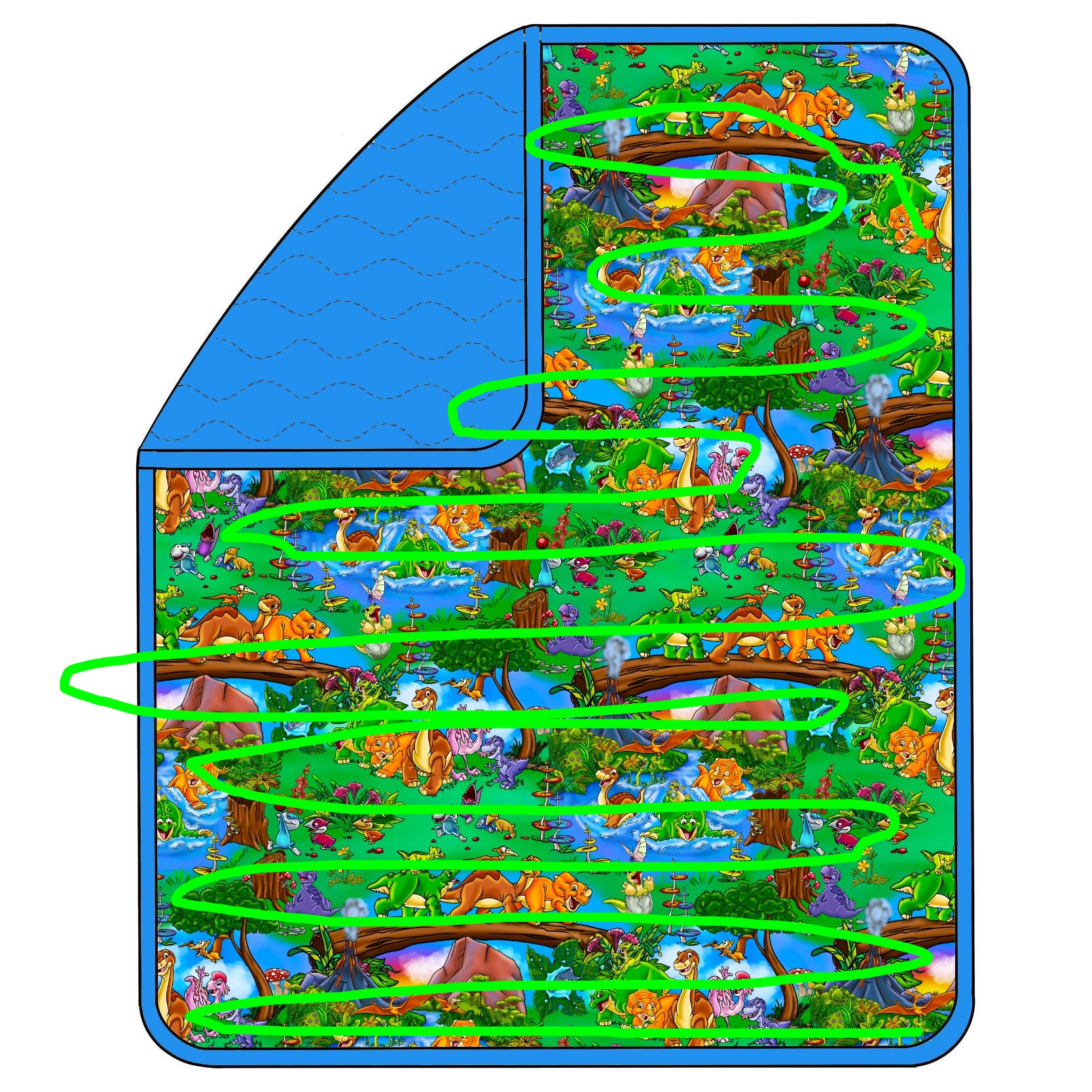 PreOrder Triple Layer Quilted Bamboo Blanket Littlefoot Millie Rose