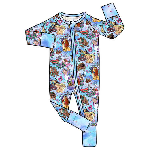 RTS Bamboo Convertible Zip Romper - T+L (Lady & The Tramp)