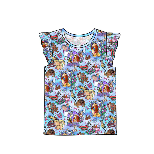 RTS Flutter Sleeve Tee - T+L (Lady & The Tramp)
