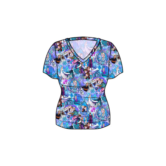 RTS Bamboo Adult  V-Neck Tee - Let It Go Rerun