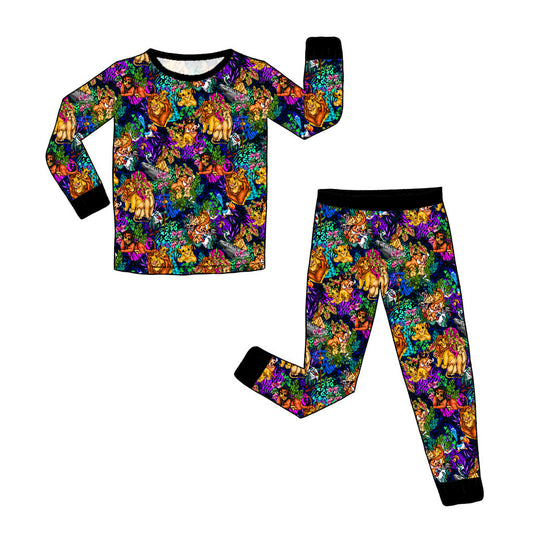 July Pre-Order Bamboo Long Sleeve and Pants Pajama Set - Enemies Beware!