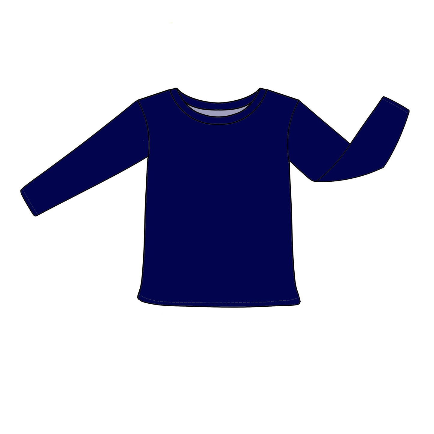 NOV Kid's Pre-Order Long Sleeve Tee - Solids