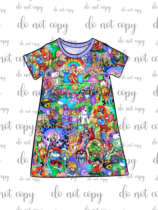 DEC Pre-order Kid's Lounge Gown - 80s Baby