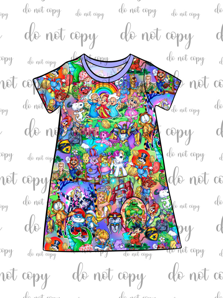 RTS Kid's Lounge Gown - 80s Baby