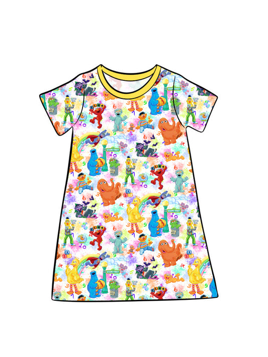 May Pre-order Kid's Lounge Gown - Sunny Days
