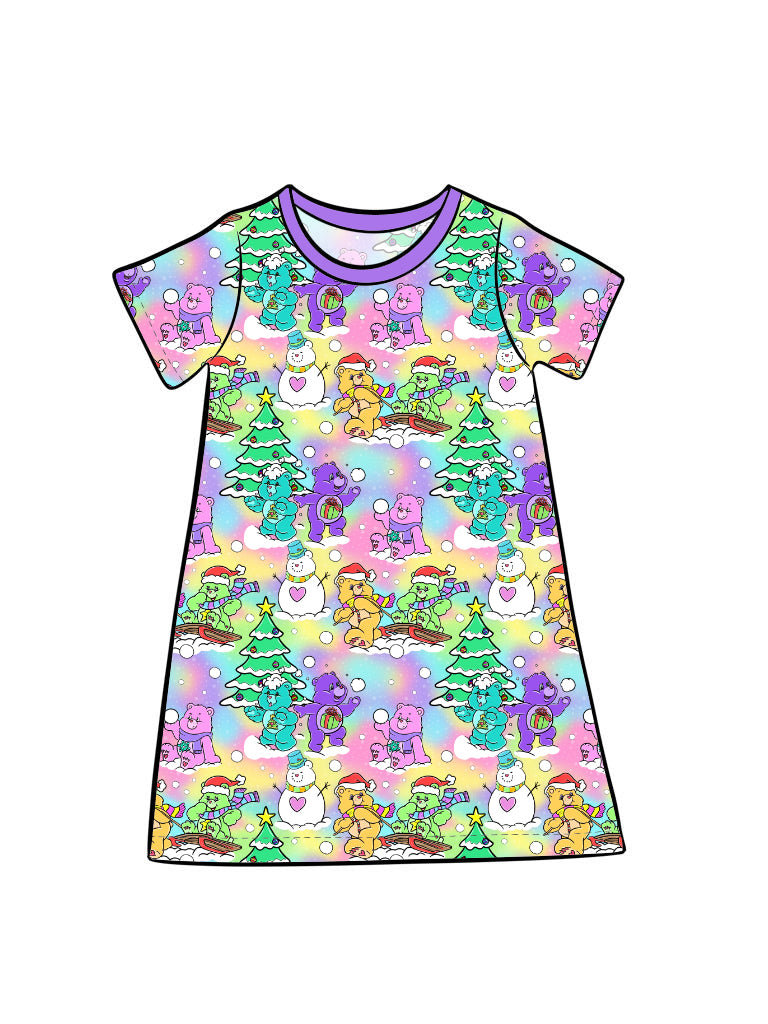 RTS Kid's Lounge Gown - Snow Bears