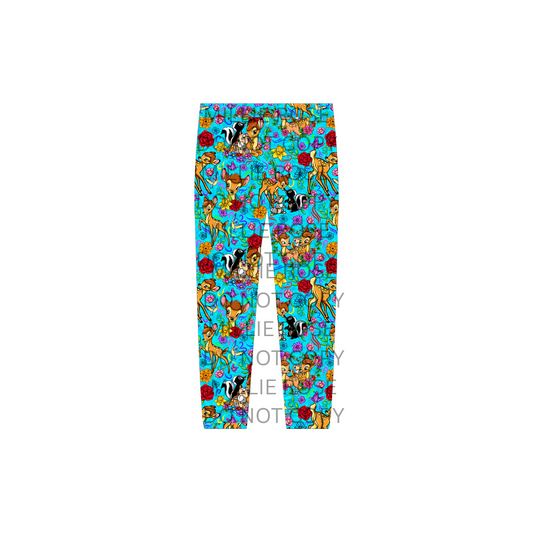 RTS Girl's Leggings - Blooming Buddies