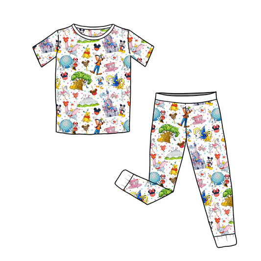 RTS Short Sleeve and Pants Pajama Set - Magical Day RERUN