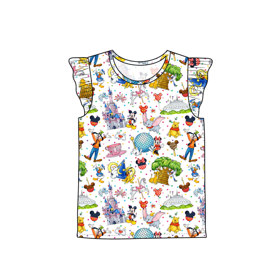 RTS Flutter Sleeve Tee - Magical Day