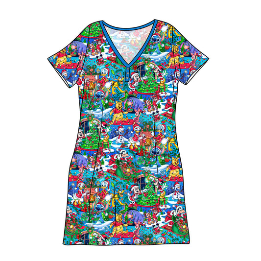 Nov Pre-Order Bamboo Adult Sleep Gown - Magical Mousemas