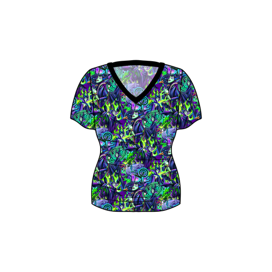 RTS Bamboo Adult V-Neck Tee - Aurora (Maleficent)