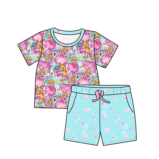 RTS Tee and Shorts Daywear - Peachy