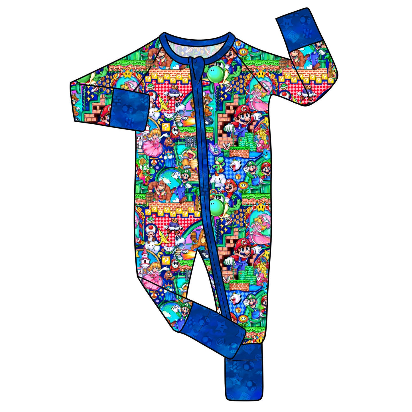 RTS Bamboo Convertible Zip Romper - Epic Plumbers