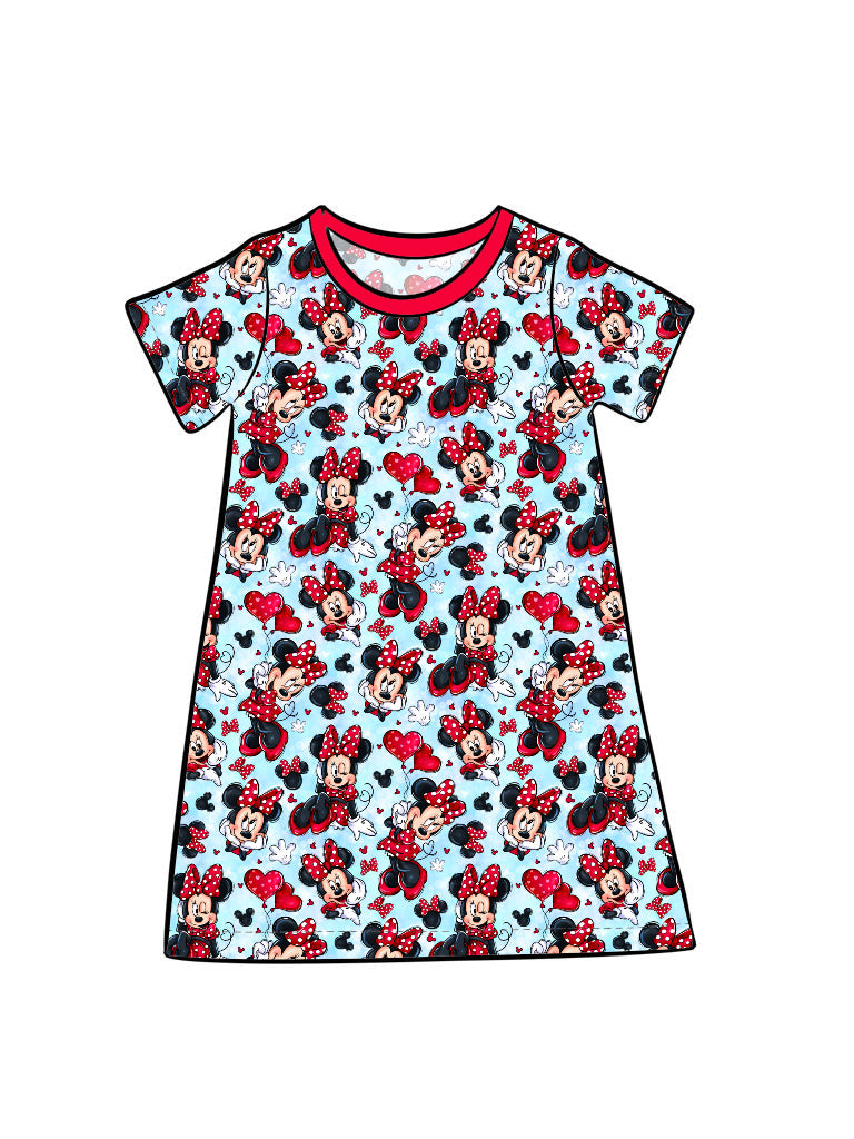 RTS Kid's Lounge Gown - So Minnie Hearts
