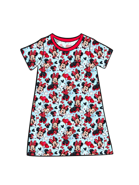 RTS Kid's Lounge Gown - So Minnie Hearts
