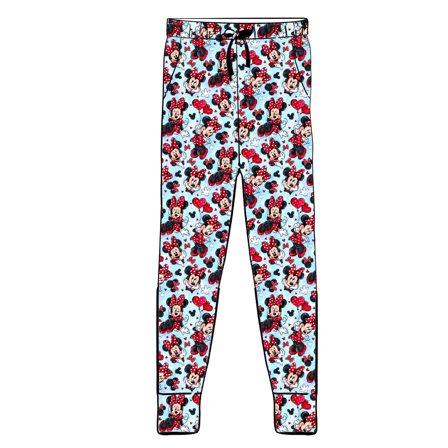 RTS Women's Joggers - So Minnie Hearts