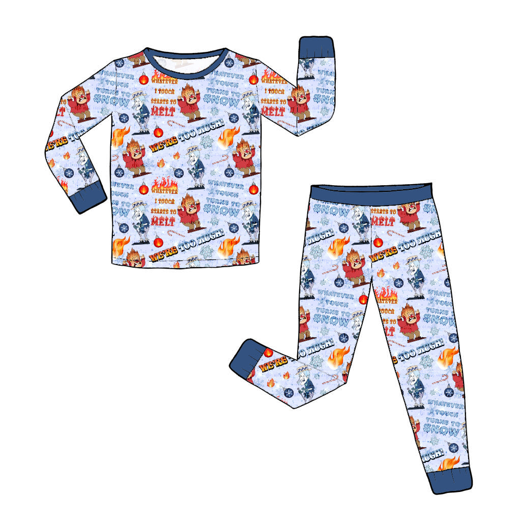 Nov Pre-Order Bamboo Long Sleeve and Pants Pajama Set - Miser