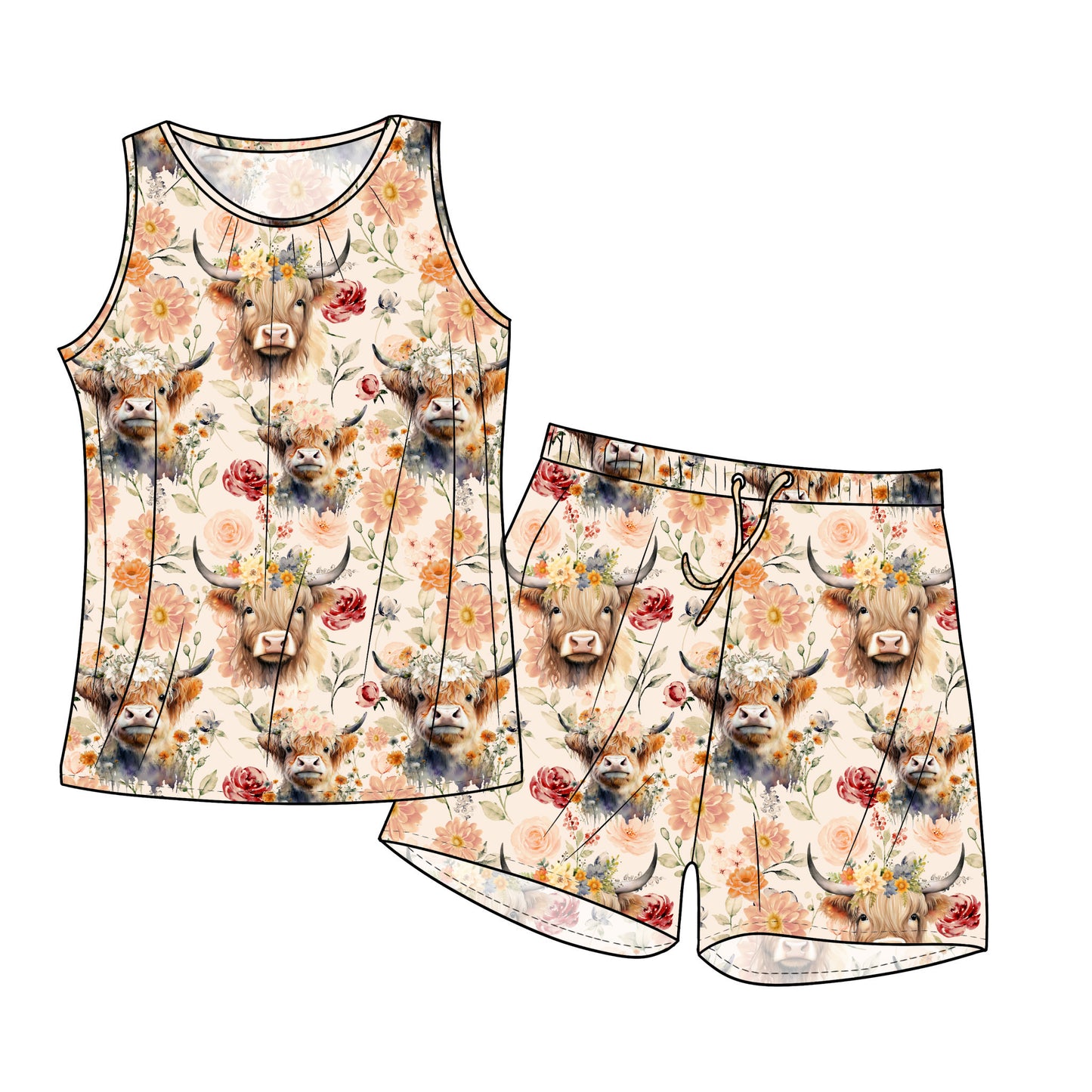 RTS Tank and Shorts Set - Moody