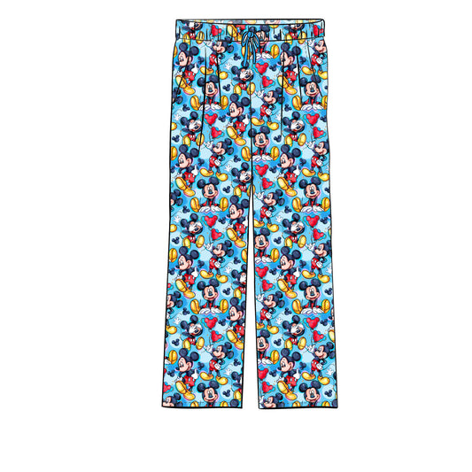 RTS Men's Bamboo Adult Pants - Mouse Spots