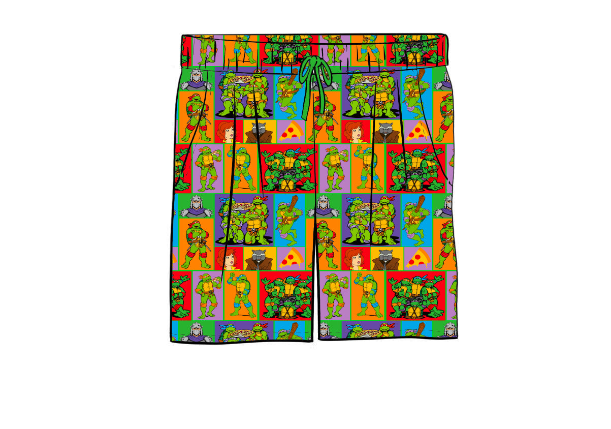 RTS Men's Bamboo Shorts - Ninjas