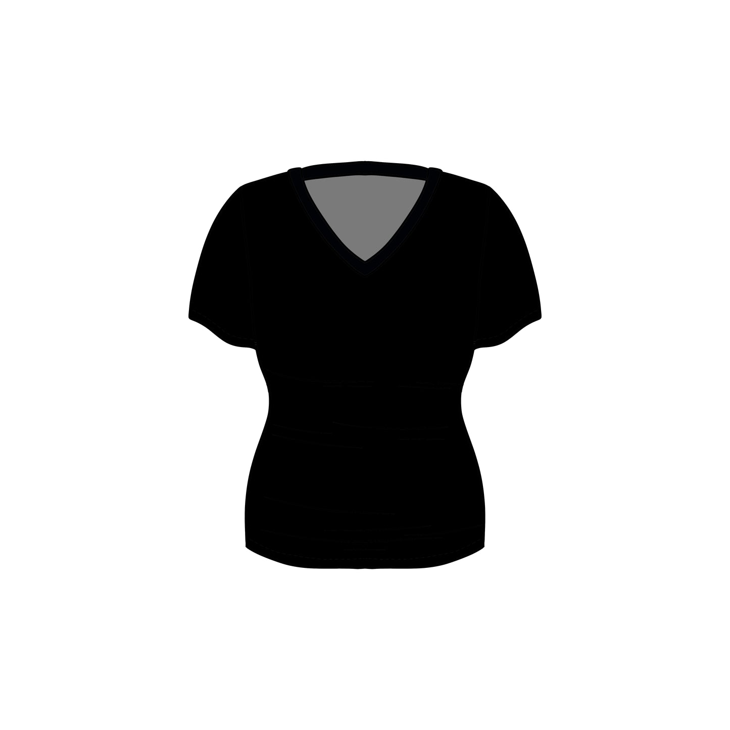 Dec26 Pre-Order Women's Oversized V-Neck Tee - Onyx