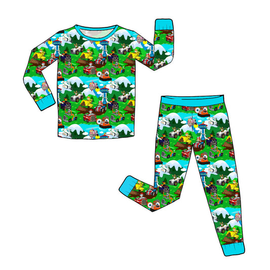 FEB Pre-Order Bamboo Long Sleeve and Pants Pajama Set - Rescue Patrol