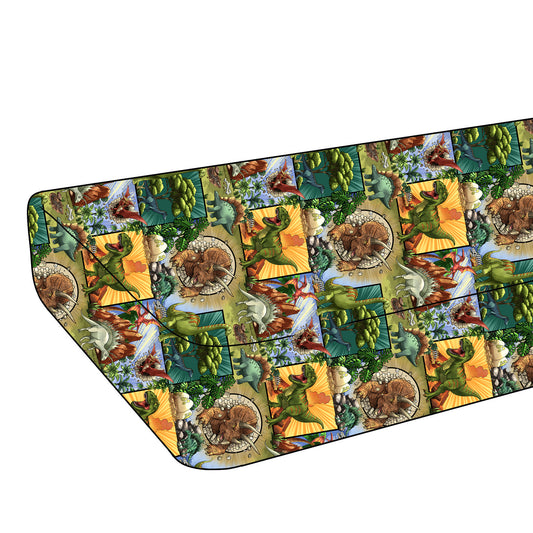 July Pre-Order Bamboo Sheets - Panel Dinos