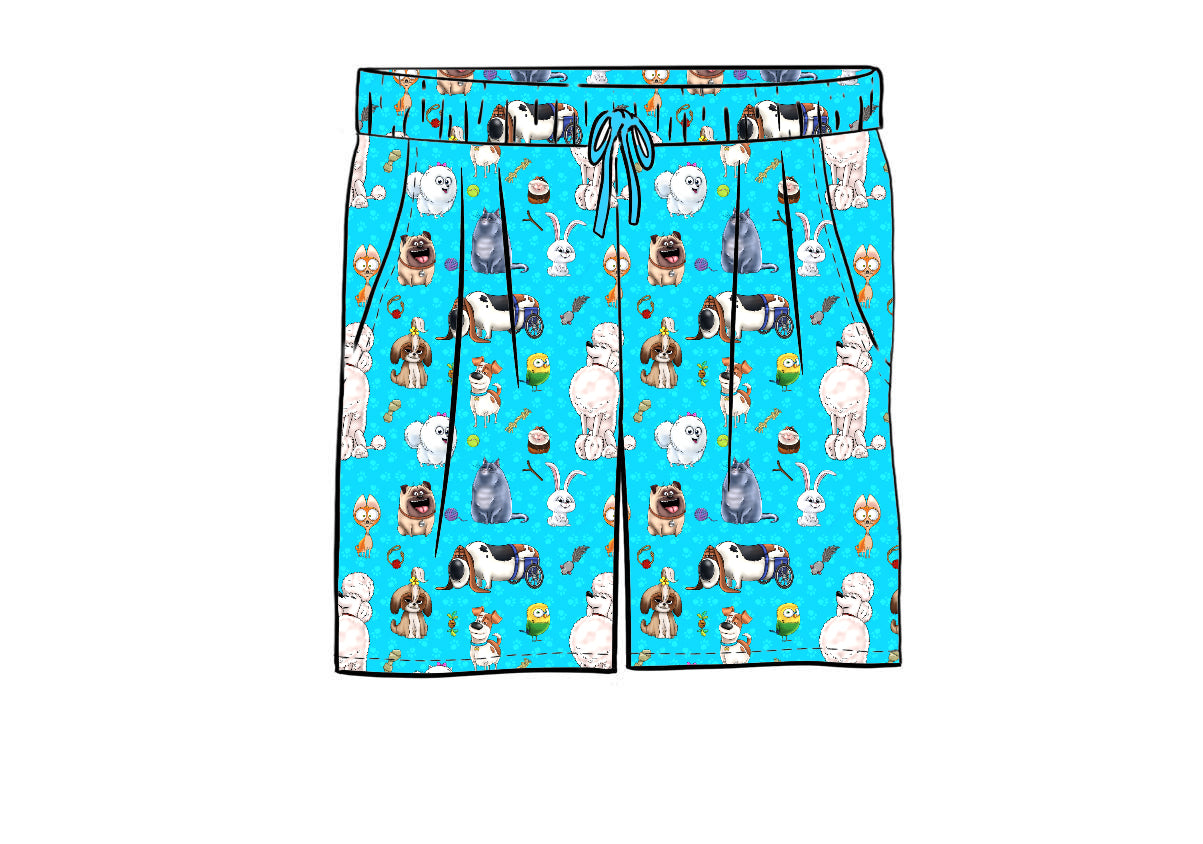 RTS Men's Bamboo Shorts - Pets
