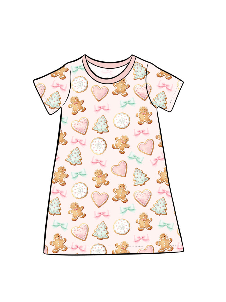 Nov Pre-order Kid's Lounge Gown - Pastel Gingerbread