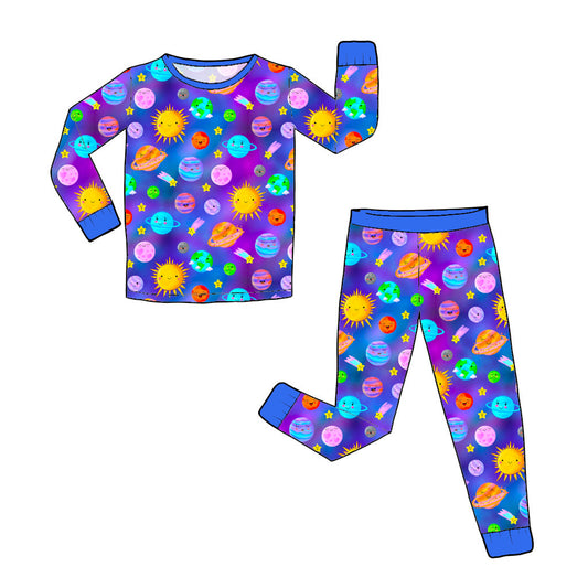 Summer Sale! RTS Long Sleeve and Pants Pajama Set -Out of this world