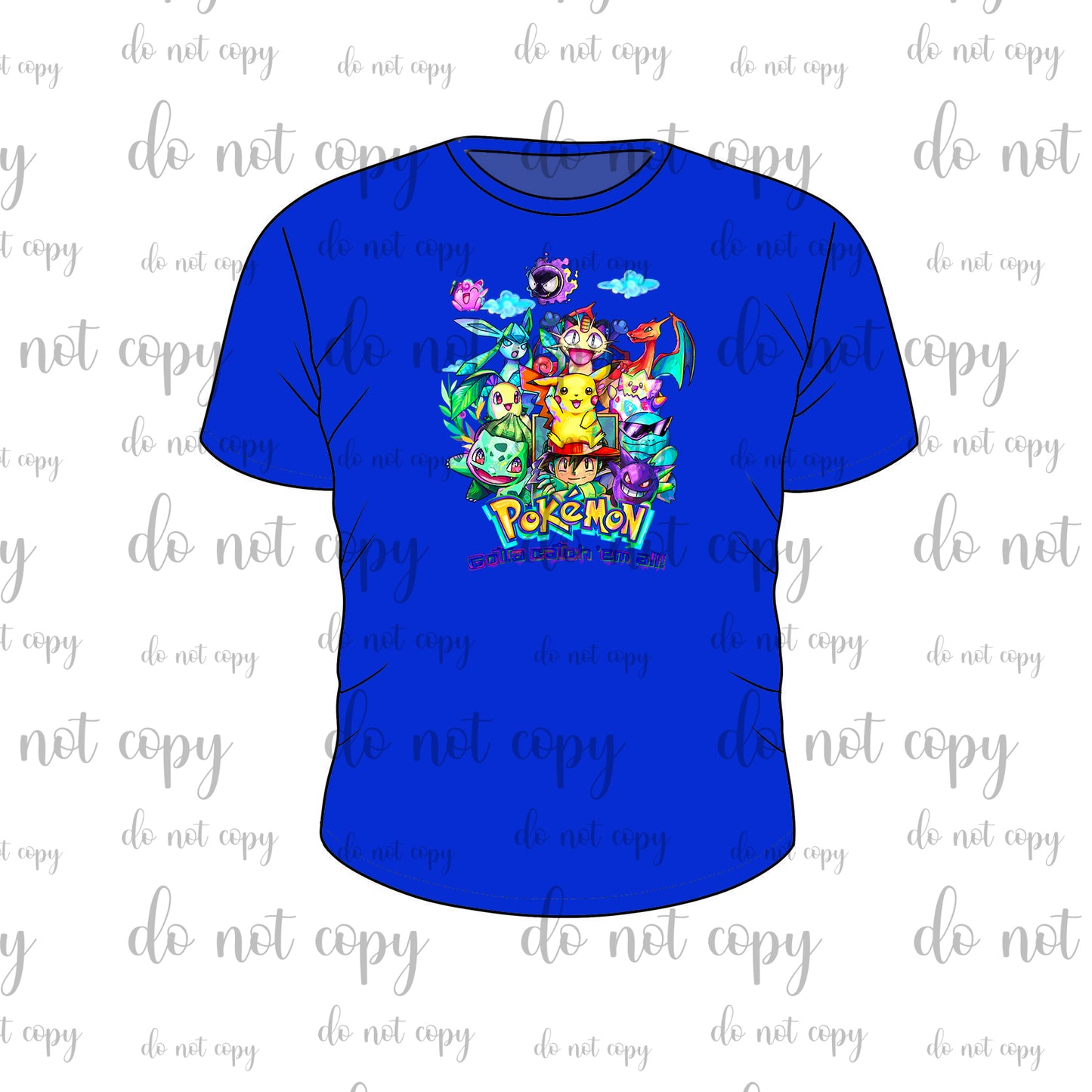 RTS Kid's Graphic Short Sleeve Tee - Pocket Monsters